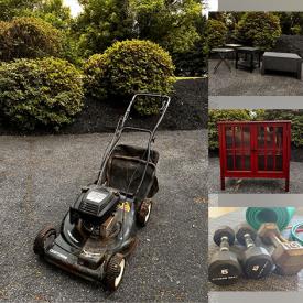 MaxSold Auction: This online auction features printers, cameras, camping gear, portable AC unit, lawnmower, garden supplies, patio furniture, fitness gear and much more!