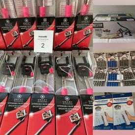 MaxSold Auction: This online auction features NIB selfie wands, printer, caps, laptop parts, new beauty appliances, office supplies, men’s clothing, new car accessories and much more!