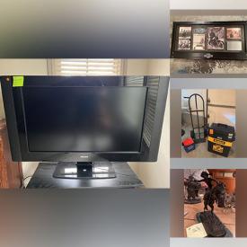MaxSold Auction: This online auction features furniture such as a Cherrywood credenza, desk, tables, file cabinet, shelving units and others, Kenmore humidifier, Phillips TV, wall art, wetsuits, bird bells, bunny decor, decorative pitchers,lamps, vanity set, seasonal decor, kitchenware, small kitchen appliances, treadmill, Chinese decor, Remington bronze figures, floor lamp, mirror and much more!
