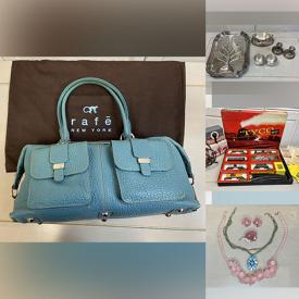 MaxSold Auction: This online auction features women’s clothing, boots & shoes, handbags, jewelry, watches, ceiling light, electric heaters, games, studio pottery, crocks, beer stein, vintage bottles, office supplies, cameras, train set, vinyl records, sewing supplies, banknotes, coins and much more!