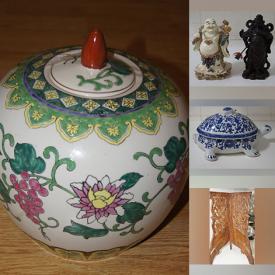 MaxSold Auction: This online auction features brass burner, Satsuma jars, Lotus jar, Chinese vase, coins, patio chairs, pumpkin jar and much more!