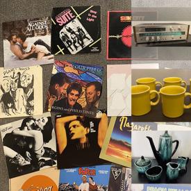 MaxSold Auction: This online auction features vinyl records, studio pottery, Fiestaware, stereo components, hurricane & oil lamps, Hummel figurines, comics, sports clothing and much more!