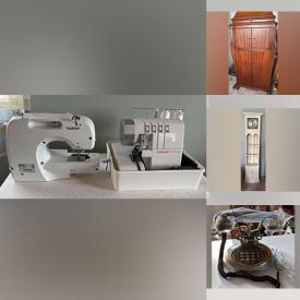 MaxSold Auction: This online auction features a Victor victrola, Cricut Explore Air, Singer serger, sewing machine, lamps, books, Cabbage Patch dolls, decor, small kitchen appliances, vintage roller skates, scrapbooking supplies, vases, baskets, vintage Tonka, DVDs, clocks and much more!