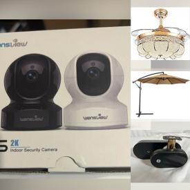 MaxSold Auction: This online auction features fashion jewelry, security cameras, Dyson fan, cubby shelf, men’s clothing, chandeliers, DVDs, ceiling fans, beauty appliances, patio umbrella, outdoor light, vanity light, ink cartridges, beauty products and much more!