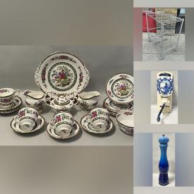 MaxSold Auction: This online auction features jewelry, 1977 Star Wars figures, Canadian coins and bills, vintage Meerschaum pipe, vintage Goebel, Jadeite dispenser, vases, baseball souvenirs, sterling silver vanity set, Shakudo Meiji page-turner, pottery, Delft coffee mill, Murano glass, art books, china, serving ware, antique Wolf Safety Lamp. Co. brass lamp and much more!