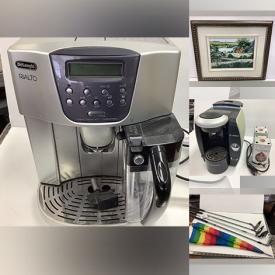 MaxSold Auction: This online auction features small kitchen appliances, bottle lanterns, framed artwork, golf clubs, handmade quilt, carpet runners, power tools, sewing machine, jewelry, robot vacuums, puzzles, TV, LED lights, privacy screen, watches and much more!