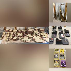 MaxSold Auction: This online auction features Star Wars collectibles, board game, vintage binoculars, Pokemon cards, video game console & games, sports trading cards, stamps, Disney collectibles, ukulele, comics, lighter collection, Blu-Rays, Franciscan apple dinnerware, Thomas Kinkade collection and much more!