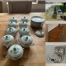 MaxSold Auction: This online auction features a Chairs, Saw stand, a Coffee table, a Console table, an Ornate plant stand, a Poker table top, a Dog car seat cover, Glassware, Bar accessories, Lamps, Plates, Ashtrays, Vases, a DVD player, Wall art, Ikea sink & vanity, Books and much more!