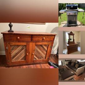 MaxSold Auction: This online auction features framed art, Limoges, Wedgwood, sterling silver, antique china, furniture such as Barrymore couch, bar stools, Drexel loveseat, side tables, and vintage dining table, vintage cameras, lamps, ladies clothing, sports equipment and much more!