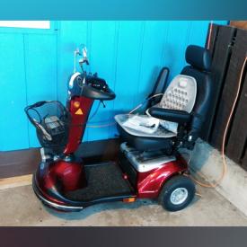 MaxSold Auction: This online auction features Shoprider Scooter, garden tools, kobo e-reader, china, artwork, collectibles, decor, furniture and much more!