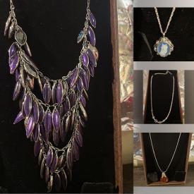 MaxSold Auction: This online auction features jewelry such as vintage Swarovski, 925 sterling silver, vintage brooches, Anne Klein, Sara Coventry, and Kenneth Cole, vintage fridge magnets, Tonka toys and much more!