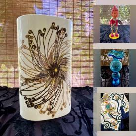 MaxSold Auction: This online auction features area rug, vintage clothing, hats, & purses, MCM vase, vintage toy, doll house furniture, art glass, jewelry, rattan deck chair, designer silk scarves, Pflatzgaff, fabric, art pottery, mini fridge, small kitchen appliances, TV, power tools, gaming headset, boots, art supplies, games and much more!