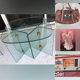 MaxSold Auction: This online auction includes new items such as cleaning products, colognes and small appliances, linens, home decor, ceiling fans, vinyl wallpaper, vintage cameras, costume jewelry, handbags, Christmas decor, cookware, storage totes, end tables, and much more!