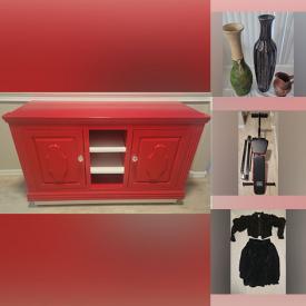 MaxSold Auction: This online auction features an entertainment stand, press bench, stereo equipment, home goods, Xbox one, bags, clothing, shoes, coasters, lamps, vases and much more!