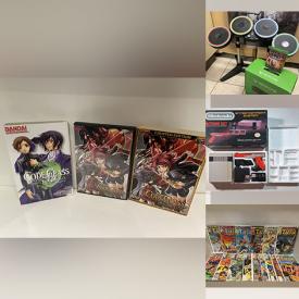 MaxSold Auction: This online auction features Atari boxed games, Nintendo NES boxed console, Gem Cube, Mario Kart Hot Wheels, DJ Hero, comic books, DVDs, figures, tools, books, Party lite candles, Royal Doulton, bags, trampoline, golf clubs and much more!