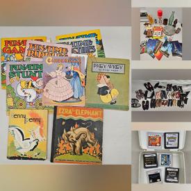 MaxSold Auction: This online auction features vintage books, sports equipment, children’s books, Britto purse, Fiesta ware, vintage ties, nutcracker collection, vinyl records, art supplies, vintage ephemera, toys, dollhouse and much more!