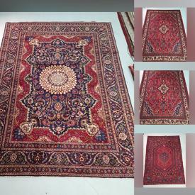 MaxSold Auction: This online auction feattures Persian rugs such as Turkman, Shiraz, Hamedan, Tabriz, Zanjan, Mashhad and much more!