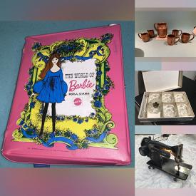 MaxSold Auction: This online auction features antique Singer sewing machine, silver, art deco style drawers, Mikado dishware, books, framed art and much more!