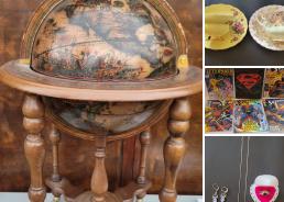 MaxSold Auction: This online auction features vintage records, stereo speakers, comic books, signed artwork, sterling silver jewelry, 14k gold necklaces, lamps, vintage stamps, video games, hand tools, fine china and much more!