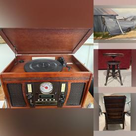 MaxSold Auction: This online auction features framed original artwork, vintage sewing machine, antique organ, treadmill, vintage piano, oak desk, accordion, pool table, art books and much more!