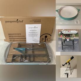 MaxSold Auction: This online auction features small kitchen appliances, area rug, DVDs, jewelry, CDs, power tools, telescope, pet products, outdoor toys, cubby bookshelf and much more!