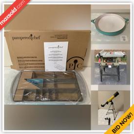 MaxSold Auction: This online auction features small kitchen appliances, area rug, DVDs, jewelry, CDs, power tools, telescope, pet products, outdoor toys, cubby bookshelf and much more!