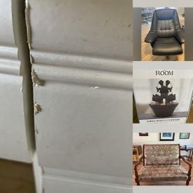 MaxSold Auction: This online auction features jewelry, midcentury nightstand, Coleman grill, stepladder, wooden work table, wall art, serving ware, Apple magic mouse, kitchenware, wooden desk, recliner, settee and much more!