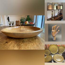 MaxSold Auction: This online auction features MCM Johnson Bros china, MCM lamps, framed wall art, vintage Denby casserole, Portmeirion bowl, stained glass window, art pottery, Peruvian weavings, vintage drafting set, jewellery display pieces, yarn, BMP, art glass, and much, much, more!!