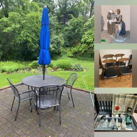 MaxSold Auction: This online auction features costume jewelry, Huntley of Thomasville bedroom furniture, small kitchen appliances, bar accessories, Elisabeth Gibson paintings, coins, office supplies, fitness gear, desk, Lladro figurines, collector plates, sewing machine, hand & yard tools, patio furniture and much more!