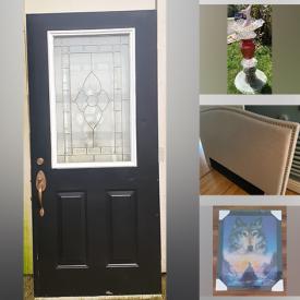 MaxSold Auction: This online auction includes a door, upcycled bird bath, christmas ornaments, pet toys, headboard, wall art, fidget stool, stepper, vacuum cleaner, pet costumes, Norman Rockwell figurines, pop up kennels and more!