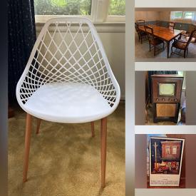 MaxSold Auction: This online auction features framed artwork, furniture such as wingback chairs, side tables, sofas, desks, wood cabinets, Bassett nightstands and armoire, lamps, vintage toys, glassware, small kitchen appliances, CDs, vinyl records, office supplies and much more!