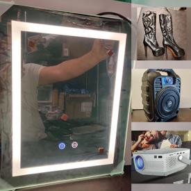 MaxSold Auction: This online auction features NIB items such as Bluetooth receivers, mylar rescue blankets, portable projector, lighting, USB headsets, and water heaters, Lenovo PC, nightstands, dresser, and much more!