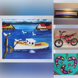 MaxSold Auction: This online auction features Adam Monture painting, Franklin CarMichael prints, A Y Jackson prints, bike, watch, vintage beads and much more!