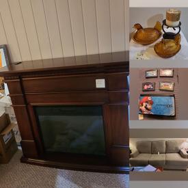 MaxSold Auction: This online auction features framed artwork, furniture such as vintage oak chair, wood entertainment unit, fabric couch, and side tables, brassware, CDs, camping gear, men’s jewelry, lawn decor, Christmas decor and much more!