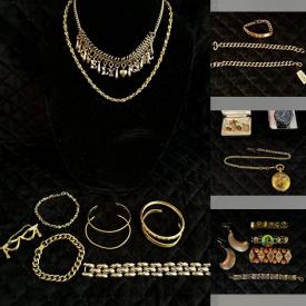 MaxSold Auction: This online auction features jewelry, vintage Hawaiian shell necklaces, belt buckles, watches, pocket watch and much more!