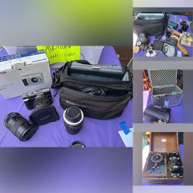 MaxSold Auction: This online auction features a Nikon N 2020 camera, camera lenses, Olympus camera and other photography accessories, underwater light, Violet wands and much more!