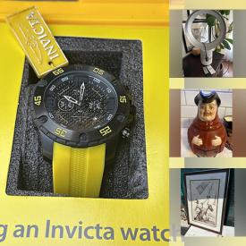 MaxSold Auction: This online auction features framed artwork, Dyson fans, iRobot Roomba, small kitchen appliances, Royal Doulton, glassware, hammock, NIB ceiling fan, Toshiba window AC and much more!