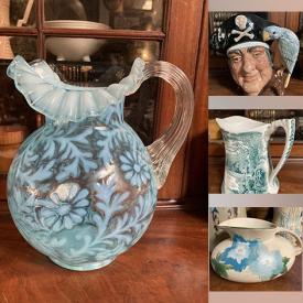 MaxSold Auction: This online auction features art glass, Toby mugs, vintage rubbing, vintage Chinese embroidery art, art pottery, vintage Brentleighware bowls, vintage Pyrex, vintage sewing patterns, women’s shoes and much more!