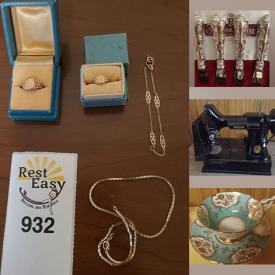 MaxSold Auction: This online auction features Royal Doulton, Bell piano, sterling silver 14k gold and costume jewelry, framed paintings, furniture such as kitchen table with chairs, dining room buffet, vintage dining table with cane back chairs, sofa, armchair, and dresser, garden tools, vintage hats, small kitchen appliances, crystalware, fine china and much more!