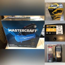 MaxSold Auction: This online auction features Hockey and Baseball cards, Baseball sticker packs, 1 Gallon spot sprayer, tools, LED lights, Toronto Maple Leafs memorabilia, Hockey coins, Monopoly, Mastercraft air compressor, steel toe work shoes and much more!