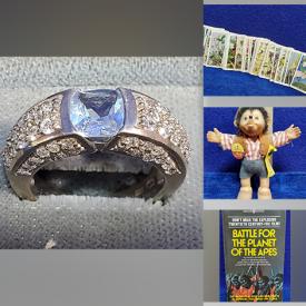 MaxSold Auction: This online auction includes vintage items such as jewelry. handbags, vintage glassware, clothing, Steiff hedgehogs, tobacciana, stamp albums, and much more!