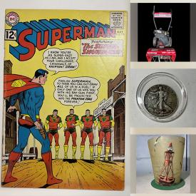 MaxSold Auction: This online auction features comics, sports trading cards, snowblower, coins, vintage postcards, vintage Barbie collectibles, vintage cameras, vintage buttons, stamps, vinyl records, antique printing plates, vintage bottles, vintage compacts, art glass, Hummel figurines, perfume bottles,  and much more!!!