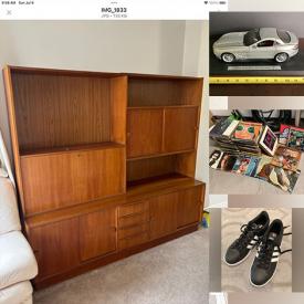 MaxSold Auction: This online auction features record albums, diecast cars, furniture such as teak wall unit, teak dresser, dining chairs and console table, ladies footwear, jewelry and much more!