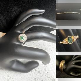 MaxSold Auction: This online auction features jewelry such as rings, bracelets, brooches and much more!