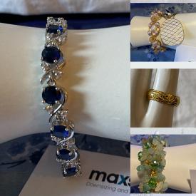 MaxSold Auction: This online auction includes jewelry such as rings, necklaces, brooches, bracelets and others, stamps, hats, accessories, games and puzzles, Queen Anne recliner, decorative fan and much more!