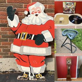 MaxSold Auction: This online auction includes Royal Doulton, Limoges, fishing gear, sports plaque posters, Christmas decor, brassware, ceramics, milk glass, wool blankets, record albums, and much, much more!