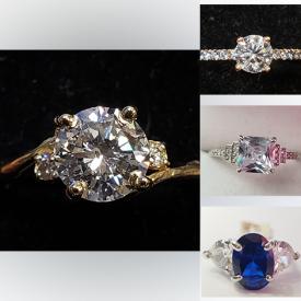 MaxSold Auction: This online auction features golf foil, CZ jewelry, loose gemstones, silver jewelry, silver mini bars, coins, Pandora-style beads, Jadeite pendant, fashion jewelry, Casanova oil paintings, chandelier, and much more!