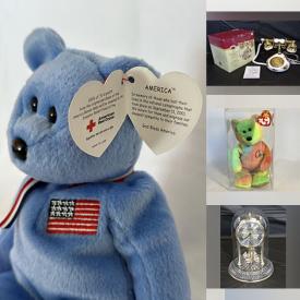 MaxSold Auction: This Charity/Fundraising Online Auction features special Beanie Babies, Royal Doulton figurine, porcelain telephone, Bulova clock, and much, much, more!!