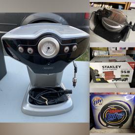 MaxSold Auction: This online auction features small kitchen appliances, DVDs, vinyl records, vacuum, stainless pots, screen projector, board games, bottle jack, sports cards, hummingbird feeder, Longaberger canisters, monitor, camping gear, printers, backpacks, home electronics, radios, hoverboard, and much more!!