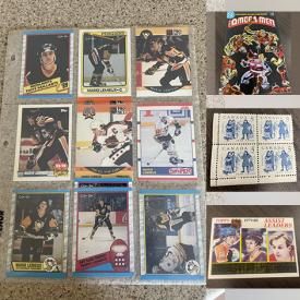 MaxSold Auction: This online auction features sports trading cards, vintage magazines, comics, stamps, vintage hockey photos, movie posters, art glass, vinyl records, teacup/saucer sets, PEZ dispensers, vintage bottles, bottle cap collection, playbills, and much, much, more!!